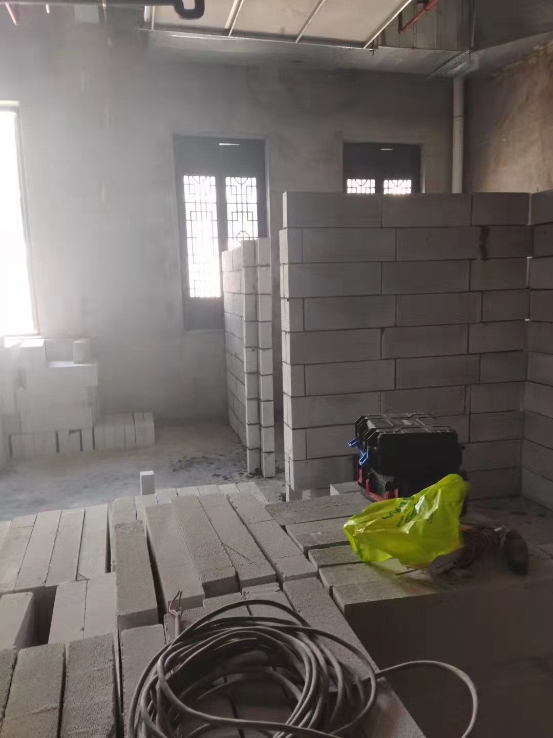 轻质砖隔墙平整度效果